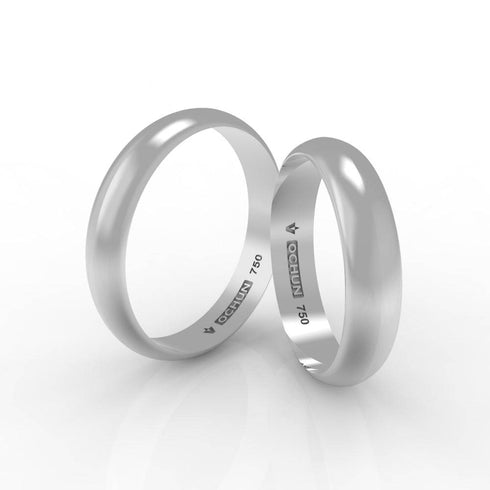 Ehud Quad - Anillos De Matrimonio Oro 18K - Ochun Joyeros - Ochun Joyeros